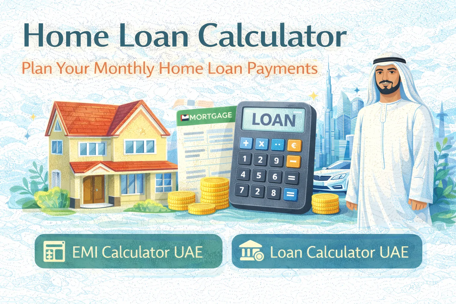 Home loan calculator uae